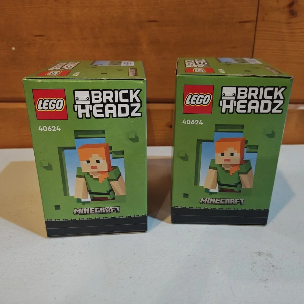 Set of 2 LEGO ALEX BRICKHEADZ ‎ (40624) New Factory Sealed Retired Minecraft ZC1 - Picture 4 of 6